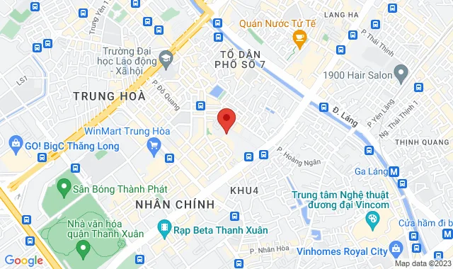 Tầng 1, Tòa nhà Hoàng Ngân Plaza, 125 Hoàng Ngân, Q. Thanh Xuân
