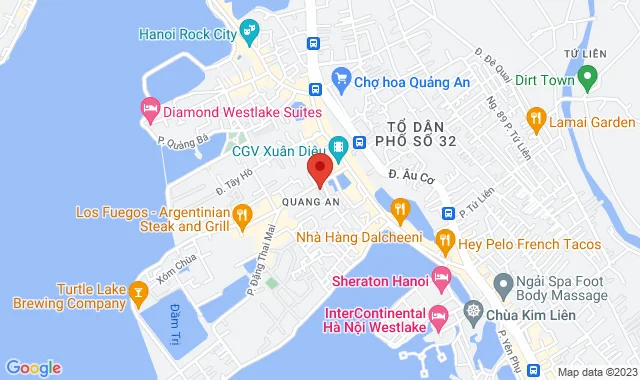 Tầng 1, TTTM Lion Mall, Số 2 Đặng Thai Mai, P. Quảng An, Q. Tây Hồ