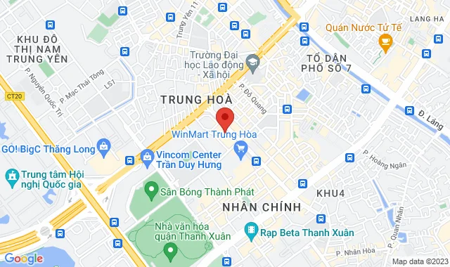 Tầng 1, UDIC Complex, Hoàng Đạo Thúy, P. Trung Hòa, Q. Cầu Giấy