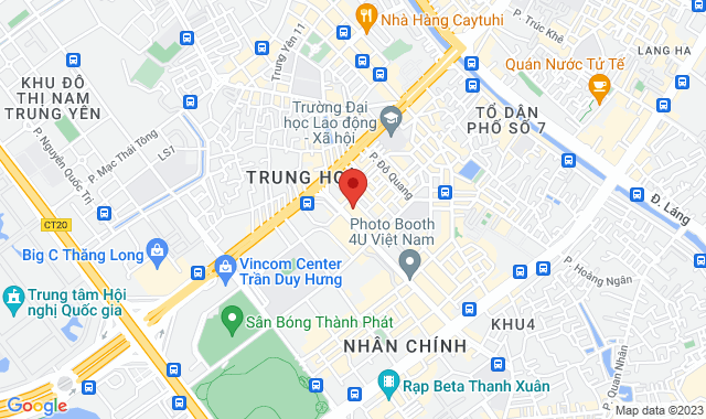 Tầng 1-2, Tòa nhà 17T1, Phố Hoàng Đạo Thúy, P.Trung Hòa, Q.Cầu Giấy