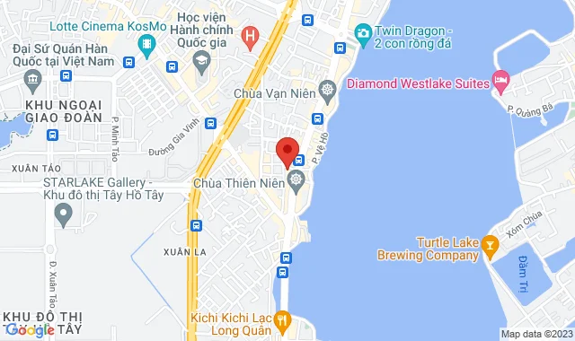 Tầng 1-9-10, Khách sạn Parosand, Số 537 Lạc Long Quân, P. Xuân La, Q. Tây Hồ