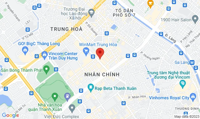 Tầng 1 Tòa nhà 17T5 đường Hoàng Đạo Thúy, P. Trung Hòa, Q. Cầu Giấy