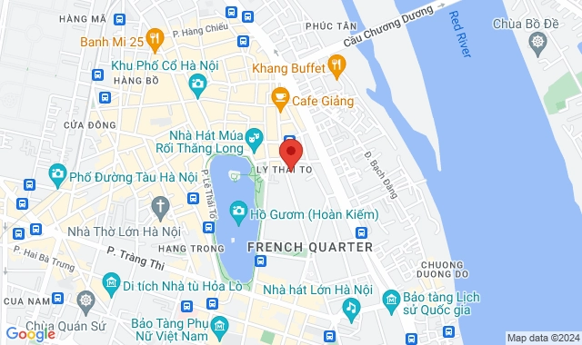 Tầng 11 Authentic Ha Noi Hotel,13 Lý Thái Tổ, P. Lý Thái Tổ, Q. Hoàn Kiếm