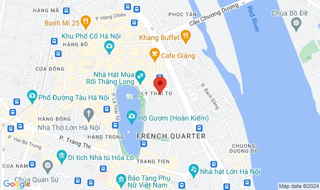 Tầng 11 Authentic HaNoi Hotel, 13 Lý Thái Tổ, P. Lý Thái Tổ, Q. Hoàn Kiếm