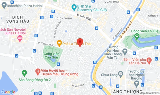 Tầng 2 – Tòa nhà D’office, Thành Thái, Tổ 28, P. Dịch Vọng, Q. Cầu Giấy, Hà Nội
