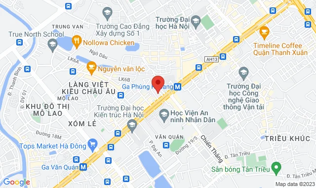 Tầng 2, Toà MAC Plaza, số 10 Trần Phú, Q. Hà Đông                                              
