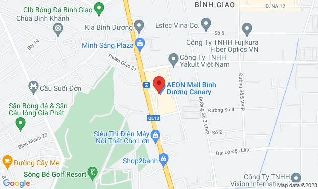 Tầng 2, TTTM Aeon Mall Bình Dương, Số 01 Đại lộ Bình Dương, Khu phố Bình Giao, Thị Xã Thuận An, Tỉnh Bình Dương
