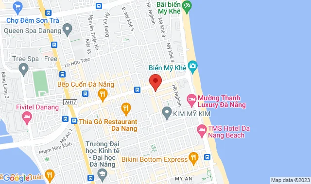 Tầng 2 khách sạn Sofia Suite, Số 9 Lê Quang Đạo, P. Bắc Mỹ An, Q. Ngũ Hành Sơn