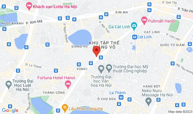 Tầng 2 tháp A, tòa nhà D2 Giảng Võ, P. Giảng Võ, Q. Ba Đình 