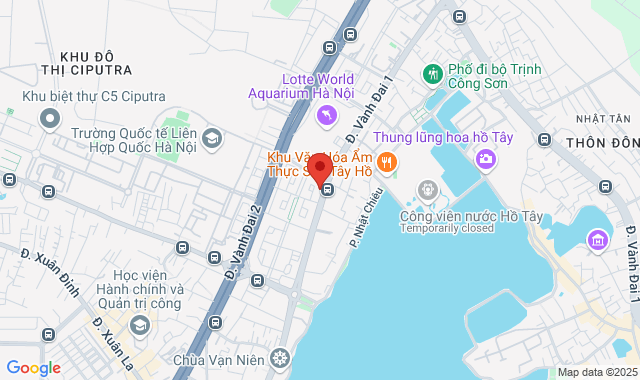 Tầng 23, Khách sạn L7 West Lake Hanoi By Lotte, ngõ 683 Lạc Long Quân, P. Phú Thượng, Q. Tây Hồ