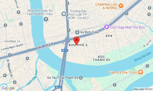 Tầng 3, Sense City Phạm Văn Đồng (Gigamall), 240 - 242 Đường Kha Vạn Cân, P. Hiệp Bình Chánh, Q. Thủ Đức
