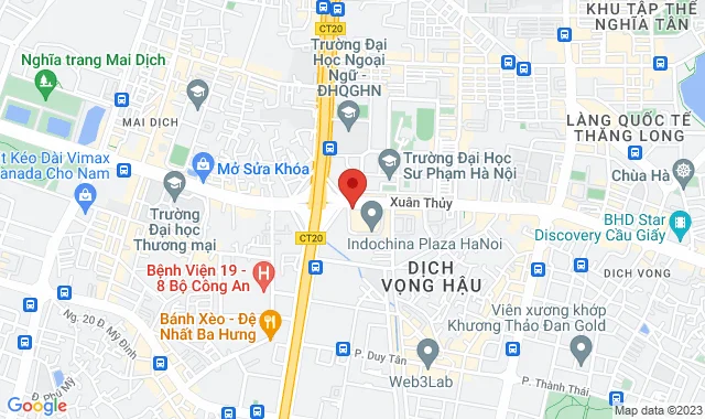 Tầng 3, Tòa nhà IPH, 241 Xuân Thủy, P . Dịch Vọng, Q. Cầu Giấy 
