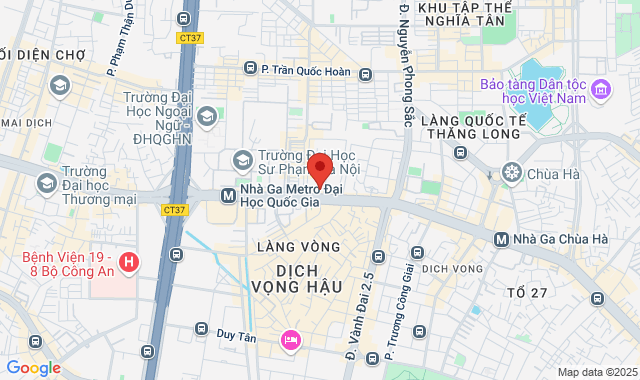Tầng 3 Aeon Xuân Thuỷ, 122 Xuân Thuỷ, Q.Cầu Giấy, P. Dịch Vọng Hậu