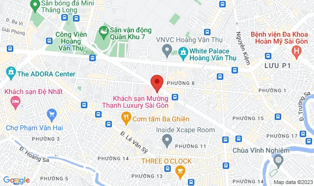 Tầng 3 khách sạn Mường Thanh Luxury Sài Gòn, Số 261C đường Nguyễn Văn Trỗi, P. 10, Q.Phú Nhuận