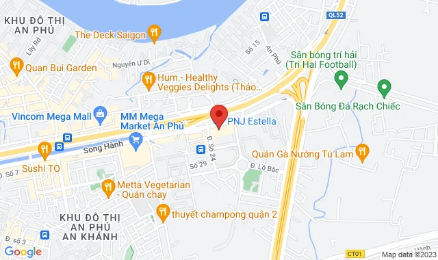Tầng 3 Trung tâm mua sắm Estella Place, Số 88 Đường Song Hành, Khu Phố 5, P. An Phú, Q. 2