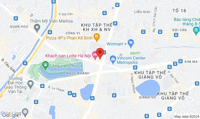 Tầng 3 TTTM  Lotte Department Store 54 Liễu Giai, P. Cống Vị, Q. Ba Đình