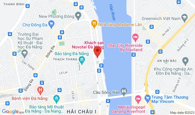 Tầng 33-34, Khách sạn Novotel, 36-38 Bạch Đằng, P. Thạch Thang, Q. Hải Châu