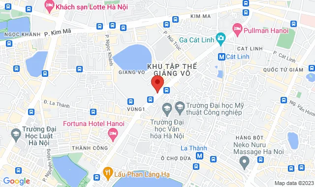 Tầng 4, khách sạn Grand Vista Hanoi, 146 Giảng Võ, P. Giảng Võ, Q. Ba Đình