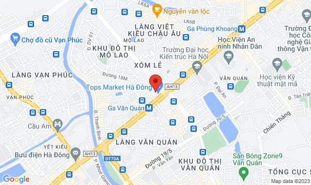 Tầng 4, Tòa nhà Hồ Gươm Plaza, Số 102 Trần Phú, P. Mộ Lao, Q. Hà Đông