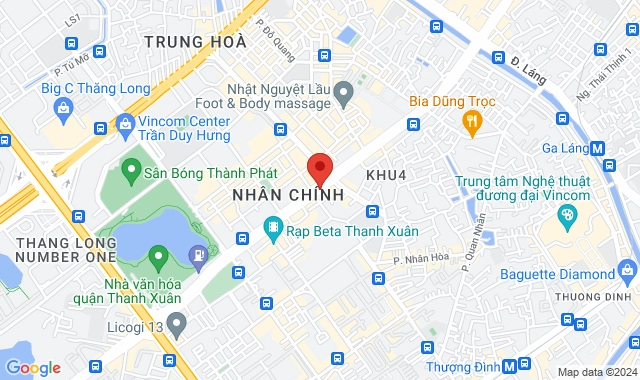 Tầng 4, TTTM Center Point Lê Văn Lương, Số 27 Lê Văn Lương, Q. Thanh Xuân