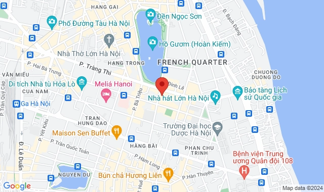 Tầng 4, TTTM Tràng Tiền Plaza, Số 24 phố Hai Bà Trưng, P. Tràng Tiền, Q. Hoàn Kiếm