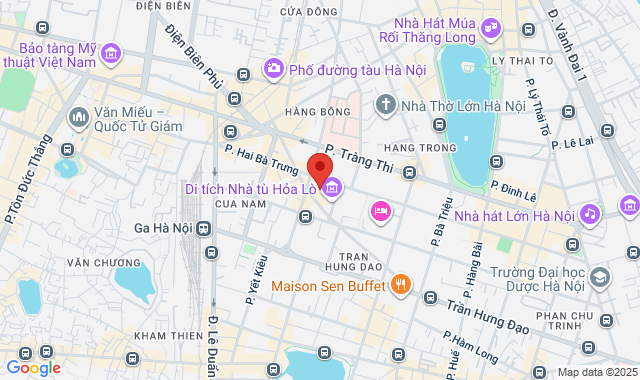 Tầng 4 tòa nhà Hanoi Towers, Số 49 Hai Bà Trưng, P. Cửa Nam, TP. Hà Nội
