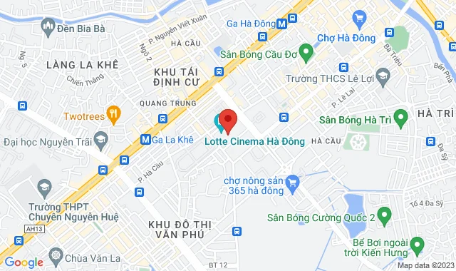 Tầng 4 TTTM Mê Linh Plaza Hà Đông, Tô Hiệu, Q. Hà Đông 