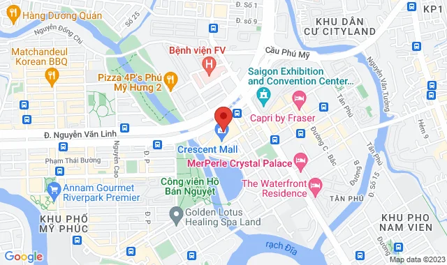 Tầng 5, TTTM Crescent Mall, 101 Tôn Dật Tiên, P. Tân Phú, Q. 7