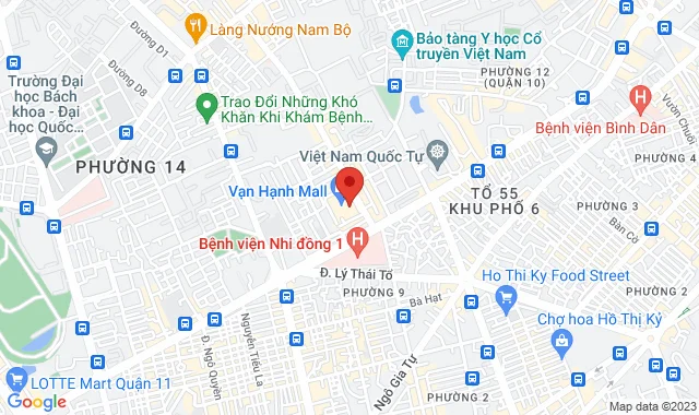 Tầng 5, TTTM Vạn Hạnh, Số 11 đường Sư Vạn Hạnh, P. 12, Q. 10