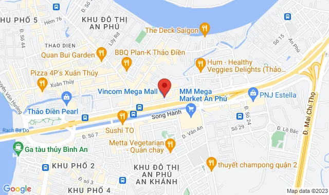 Tầng 5, Vincom Mega Mall, 161 Xa Lộ Hà Nội, P. Thảo Điền, Q. 2