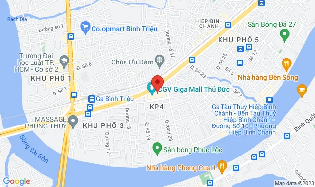 Tầng 5 TTTM Gigamall, 240-242 Phạm Văn Đồng, P. Hiệp Bình Chánh, Q. Thủ Đức
