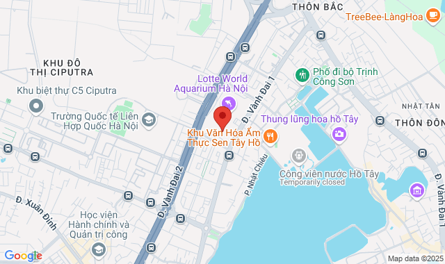 Tầng 6, khách sạn L7 West Lake Ha Noi By Lotte, ngõ 683 Lạc Long Quân, P. Phú Thượng, Q. Tây Hồ