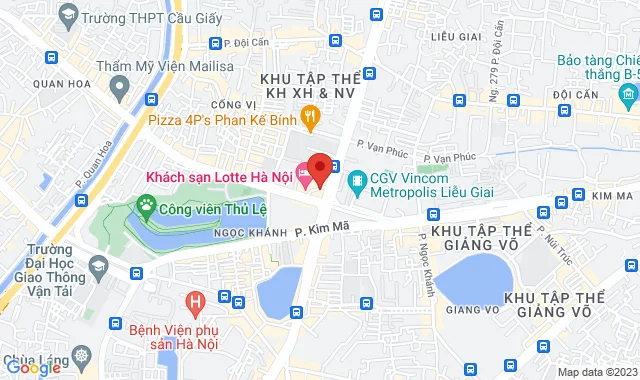 Tầng 6, TTTM Lotte Center, 54 Liễu Giai, Q. Ba Đình