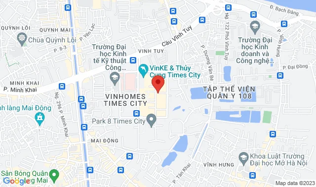 Tầng B1, TTTM Vincom Times City, 458 Minh Khai, Vĩnh Tuy, Q. Hai Bà Trưng