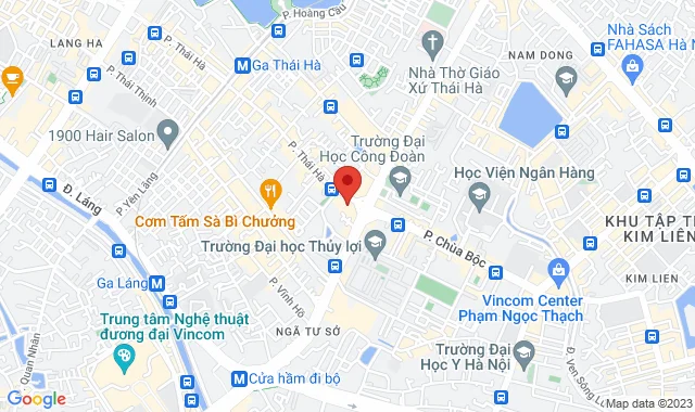 Tầng L, Tòa nhà Viet Tower, Số 1 Thái Hà, P. Trung Liệt, Q. Đống Đa