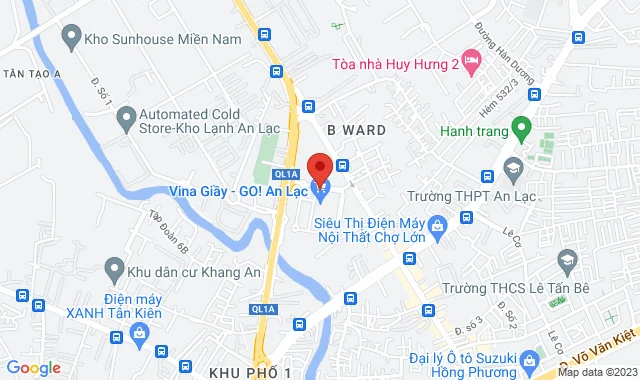 Tầng trệt, 1231 KP5, Quốc lộ 1A, P. Bình Trị Đông B, Q. Bình Tân