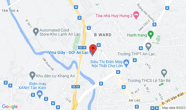 Tầng trệt  Big C An Lạc, đường QL 1A 1,  P. Bình Trị Đông B , Q. Bình Tân