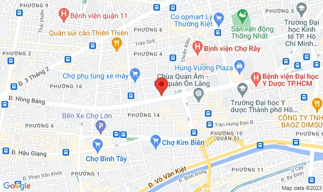 Tầng trệt, The Garden Mall, Số 190 Hồng Bàng, P. 12, Q. 5