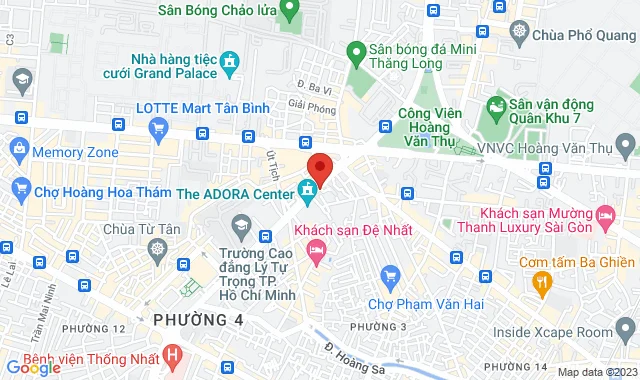 Tầng Trệt Gala Center, Số 417 Hoàng Văn Thụ, P. 2, Q. Tân Bình