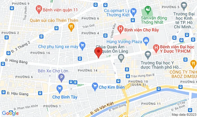 The Garden Mall, Tầng Trệt, Lô 01-19, Số 190 Hồng Bàng, P. 12, Q. 5