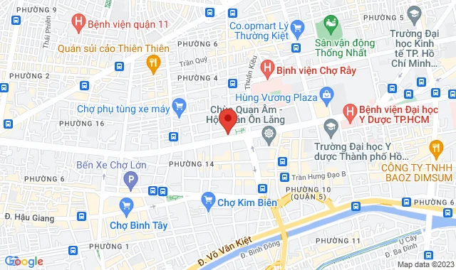 The Garden Mall, Tầng Trệt, Số 190 Hồng Bàng, P. 12, Q. 5