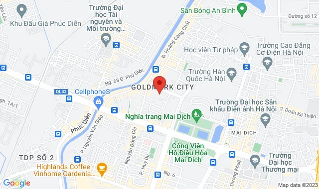 Tòa Gold Mark, Số 202 Hồ Tùng Mậu, Q. Bắc Từ Liêm