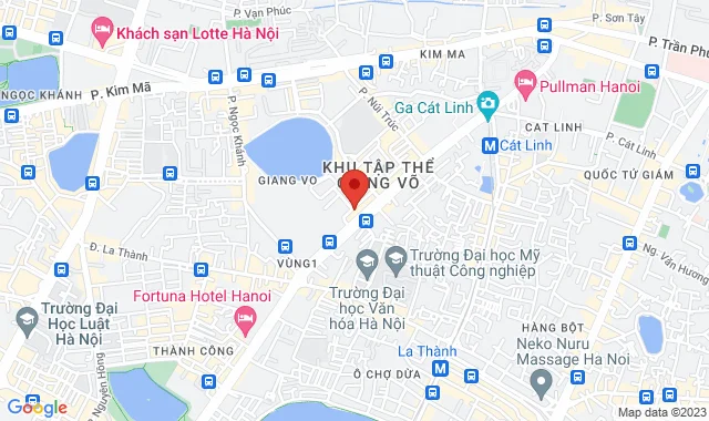 Tòa nhà D2 Giảng Võ, Lô 3-4, Tầng 2, Q. Ba Đình