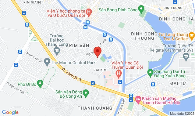 TT2 – 40, Khu đô thị Kim Văn Kim Lũ, P. Đại Kim, Q. Hoàng Mai