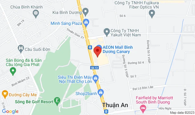 TTTM Aeon Mall Canary, S3B, 3F, Số 1 Đại Lộ Bình Dương, Tỉnh Bình Dương
