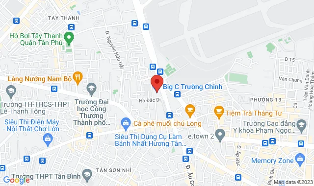 TTTM Pandora City, Tầng 4, Khu A, Gian 6A, Số 1/1 Trường Chinh, P.Tây Thạnh, Q.Tân Phú