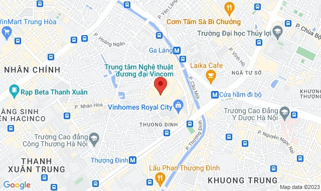 TTTM Royal City, B2-R6-30C - 72 Nguyễn Trãi, Q. Thanh Xuân