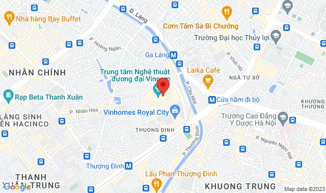 TTTM Royal City, B2-R6-40B, 72A Nguyễn Trãi, Q. Thanh Xuân