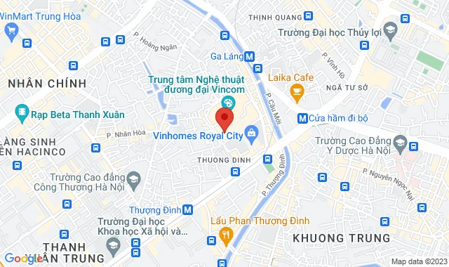 TTTM Royal City, R2 – 14 –  B2,  72A Nguyễn Trãi, Q. Thanh Xuân