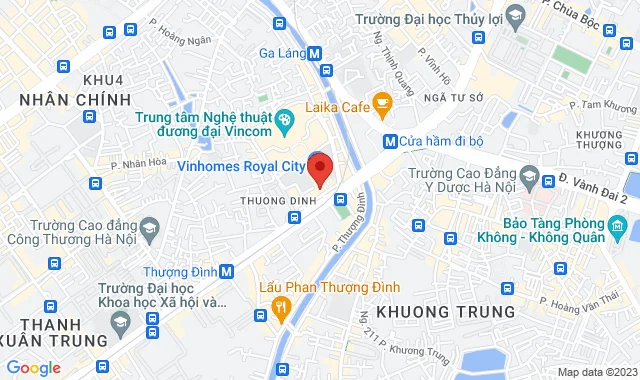 TTTM Royal City,Tầng B2, 72A Nguyễn Trãi, P. Thượng Đình, Q. Thanh Xuân